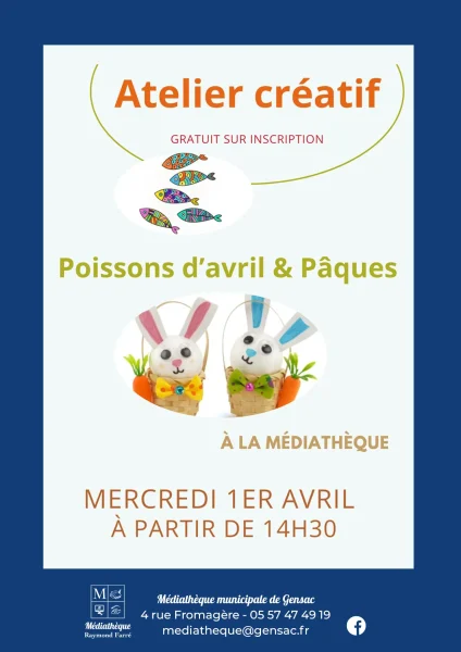 Atelier créatif Pâques