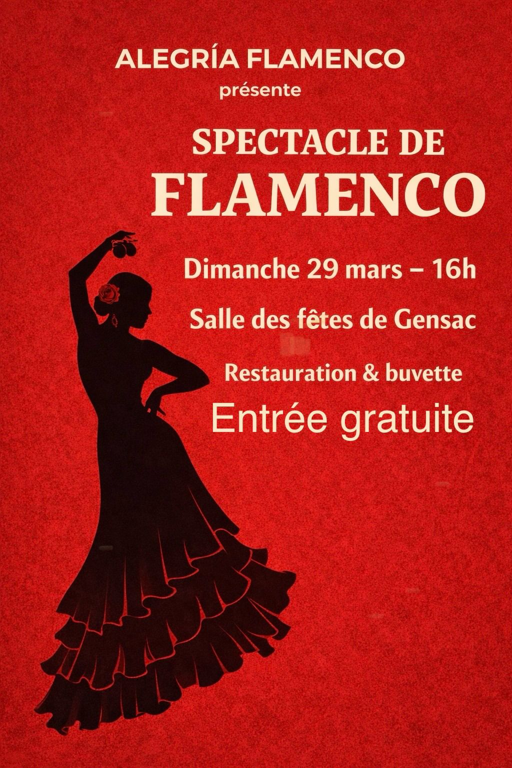 Spectacle de Flamenco à Gensac