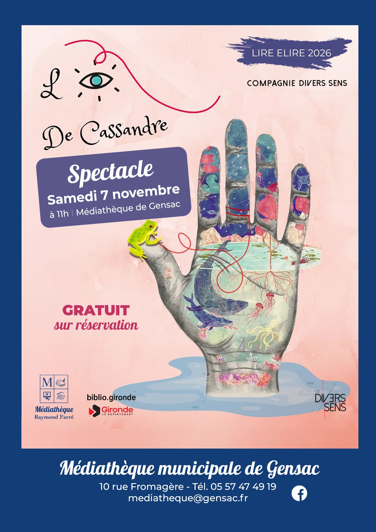 L’Œil de Cassandra : spectacle de marionnettes et d’ombres à Gensac