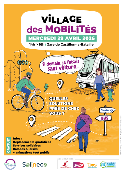 Villages des mobilités de la CDC Castillon-Pujols