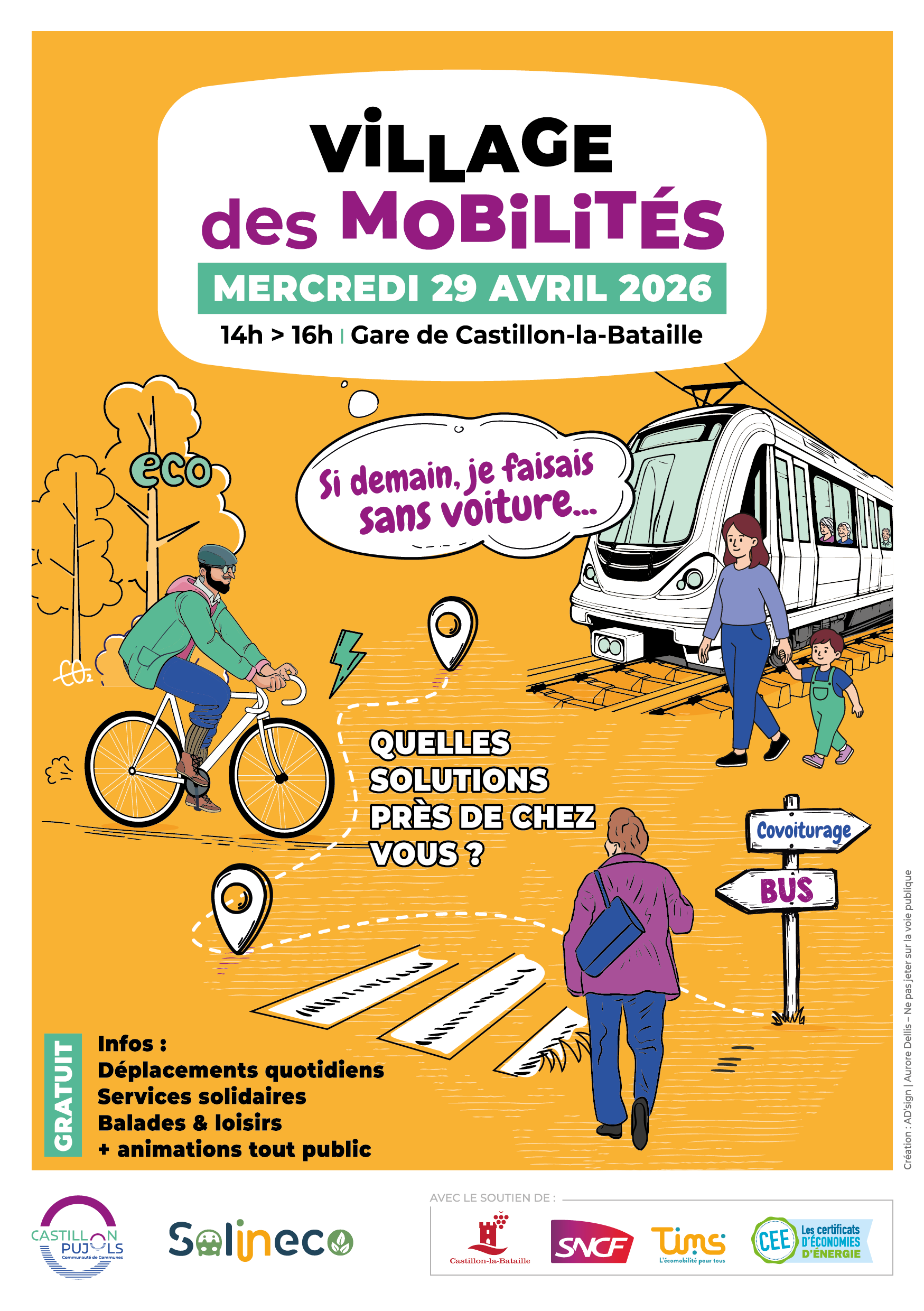 Villages des mobilités de la CDC Castillon-Pujols