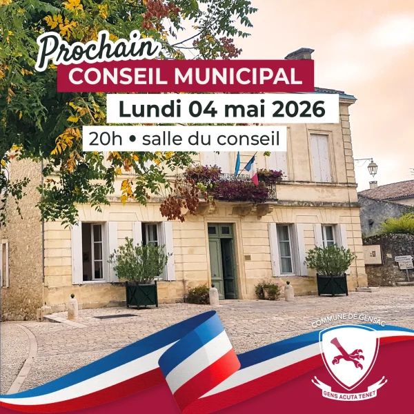 Conseil municipal Gensac