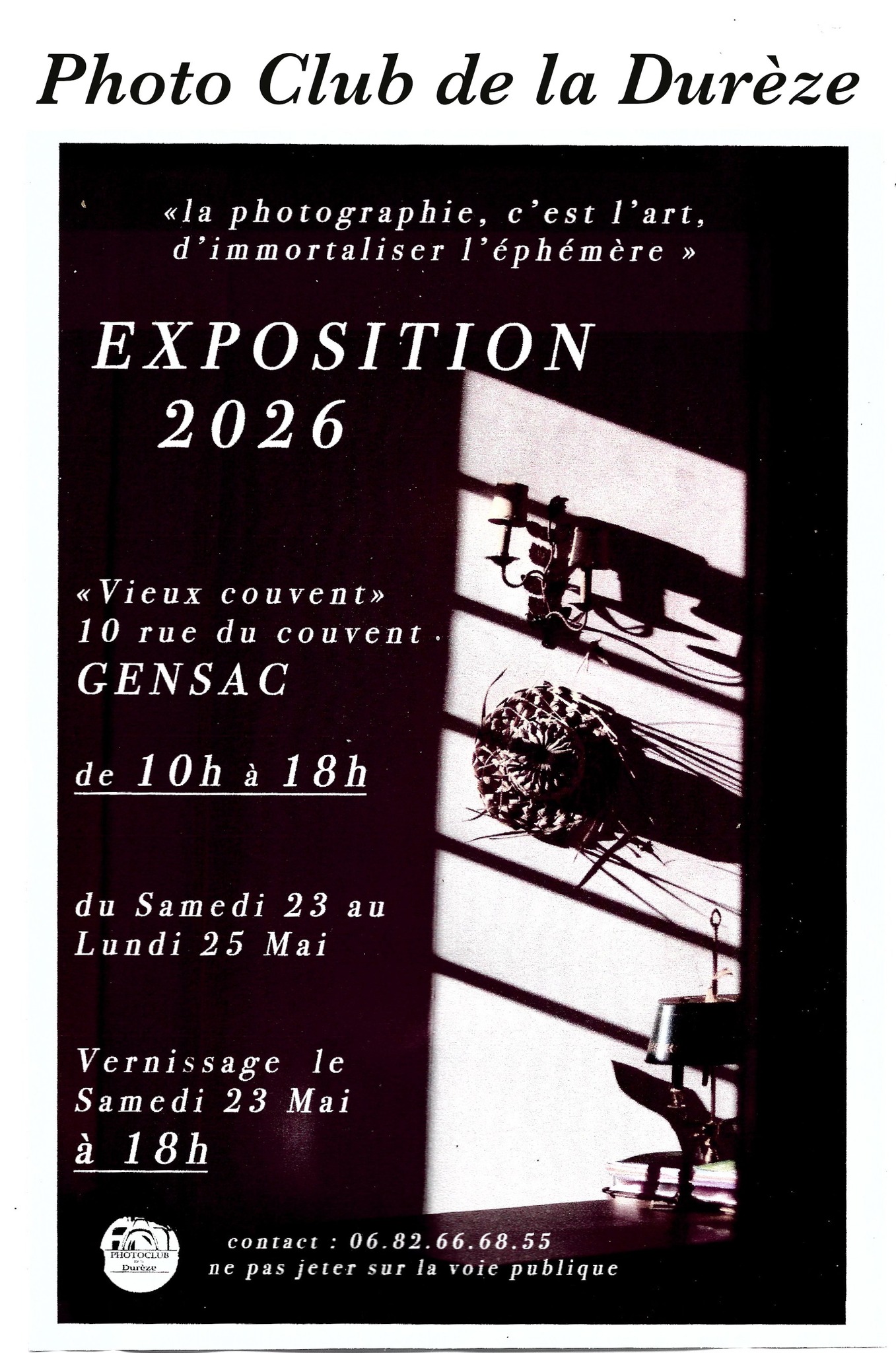 Exposition du PhotoClub de la Durèze