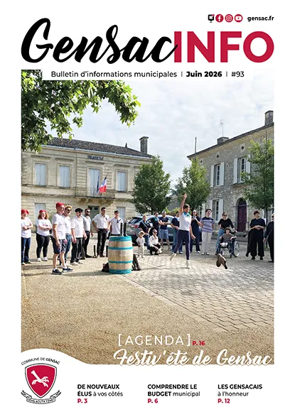 Le bulletin municipal de Gensac, Juin 2026