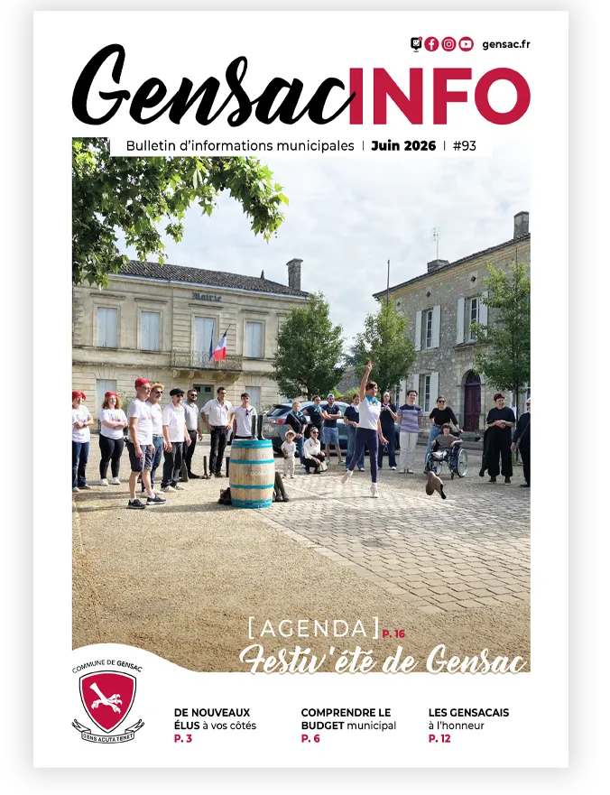 Bulletin municipal de Gensac juin 2026