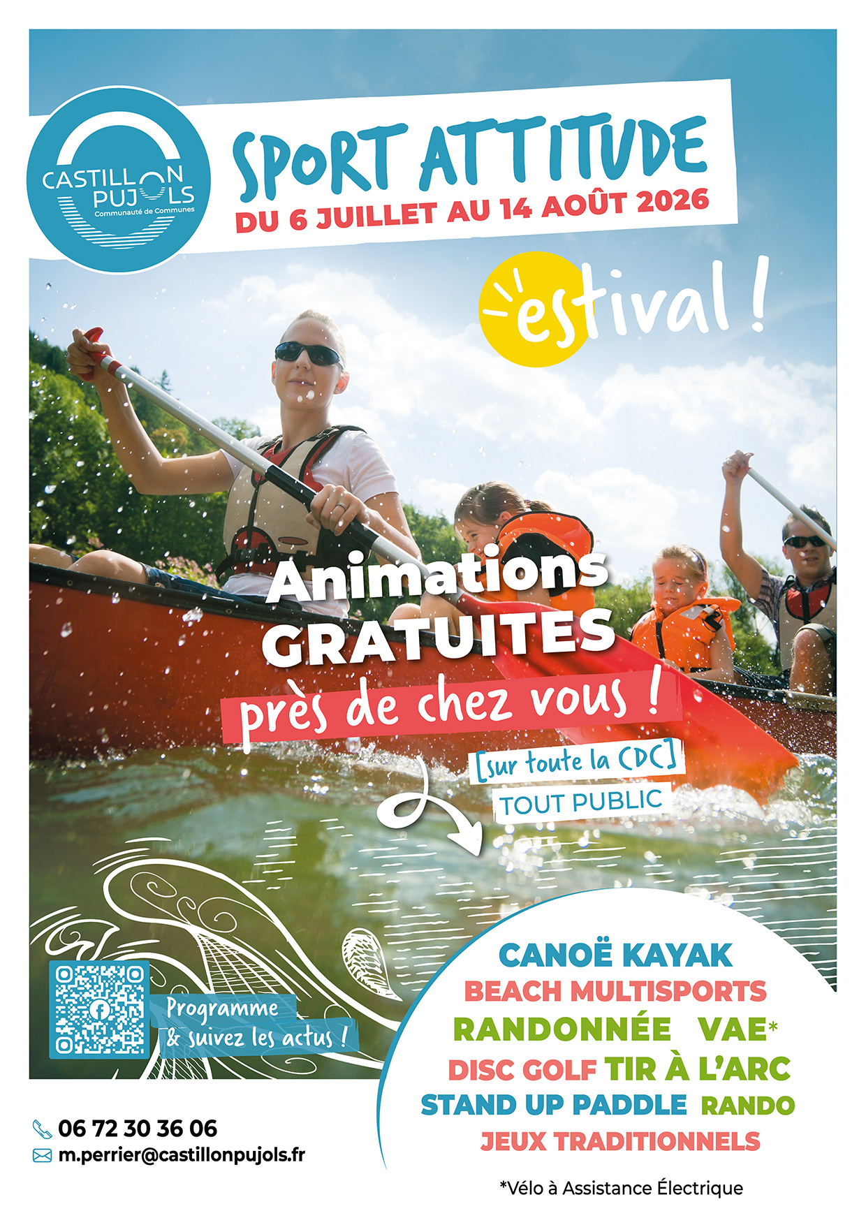 Sport Attitude animation sportive gratuite à Gensac