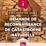 Sécheresse 2026 : recensement des fissures et dommages sur les habitations