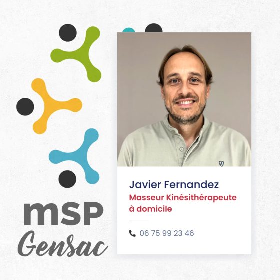 [INFO MAISON DE SANTÉ] Un nouveau masseur-kinésithérapeute