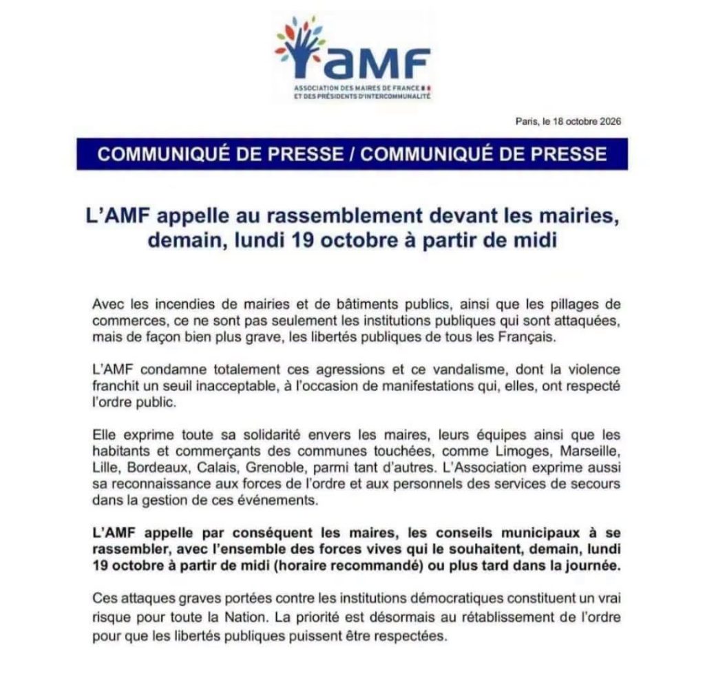 Communiqué de presse AMF