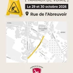 Travaux voirie rue de l'abreuvoir à Gensac